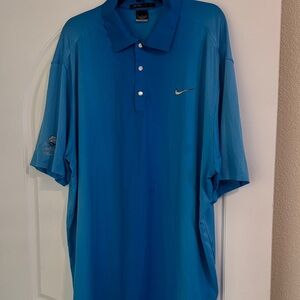 Nike Men's Blue Ombré Polo Shirt